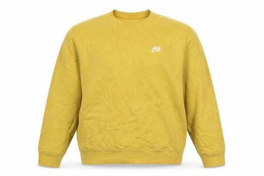 Womens UK Size M Nike Yellow Pullover Sweatshirt