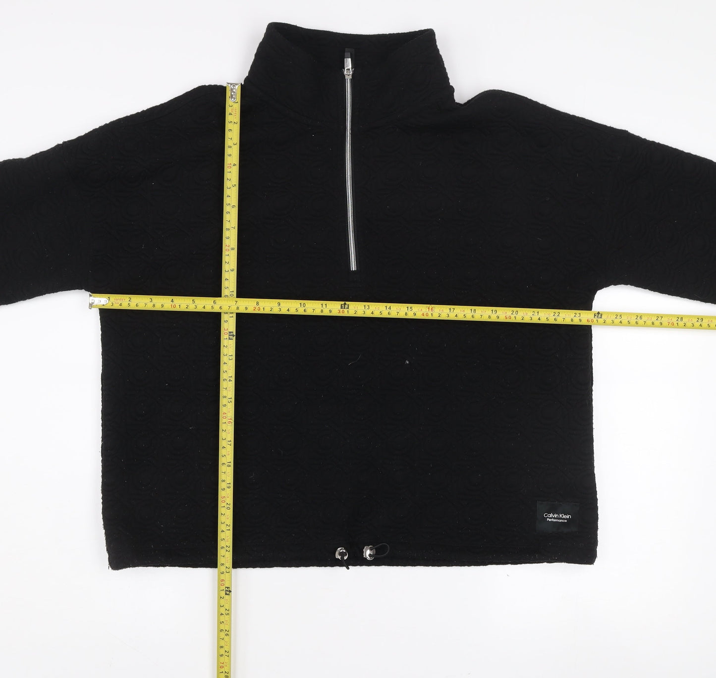 Womens UK Size XL Calvin Klein Black Pullover Sweatshirt