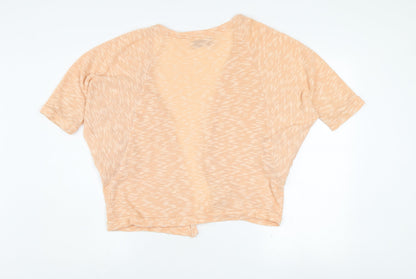 Pull&Bear Womens Beige Kimono Style Short Sleeve Blouse Size S