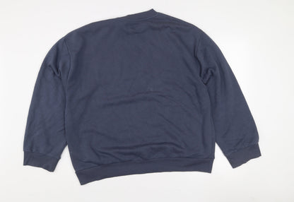 ASOS Design Women's Navy Paris Le Marais Pullover Sweatshirt Size S