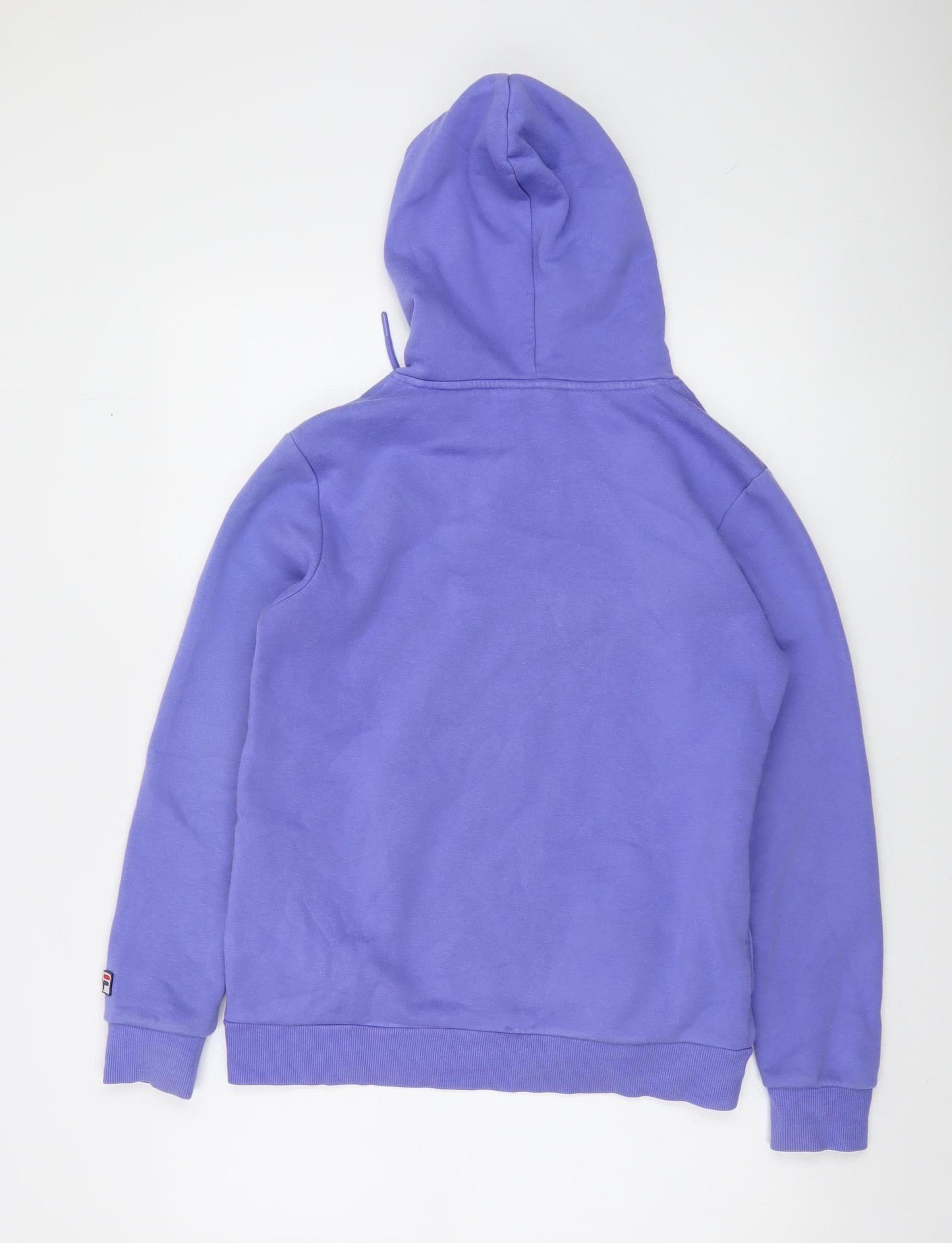 Fila Womens Purple Pullover Hoodie Size 14 Cotton Blend