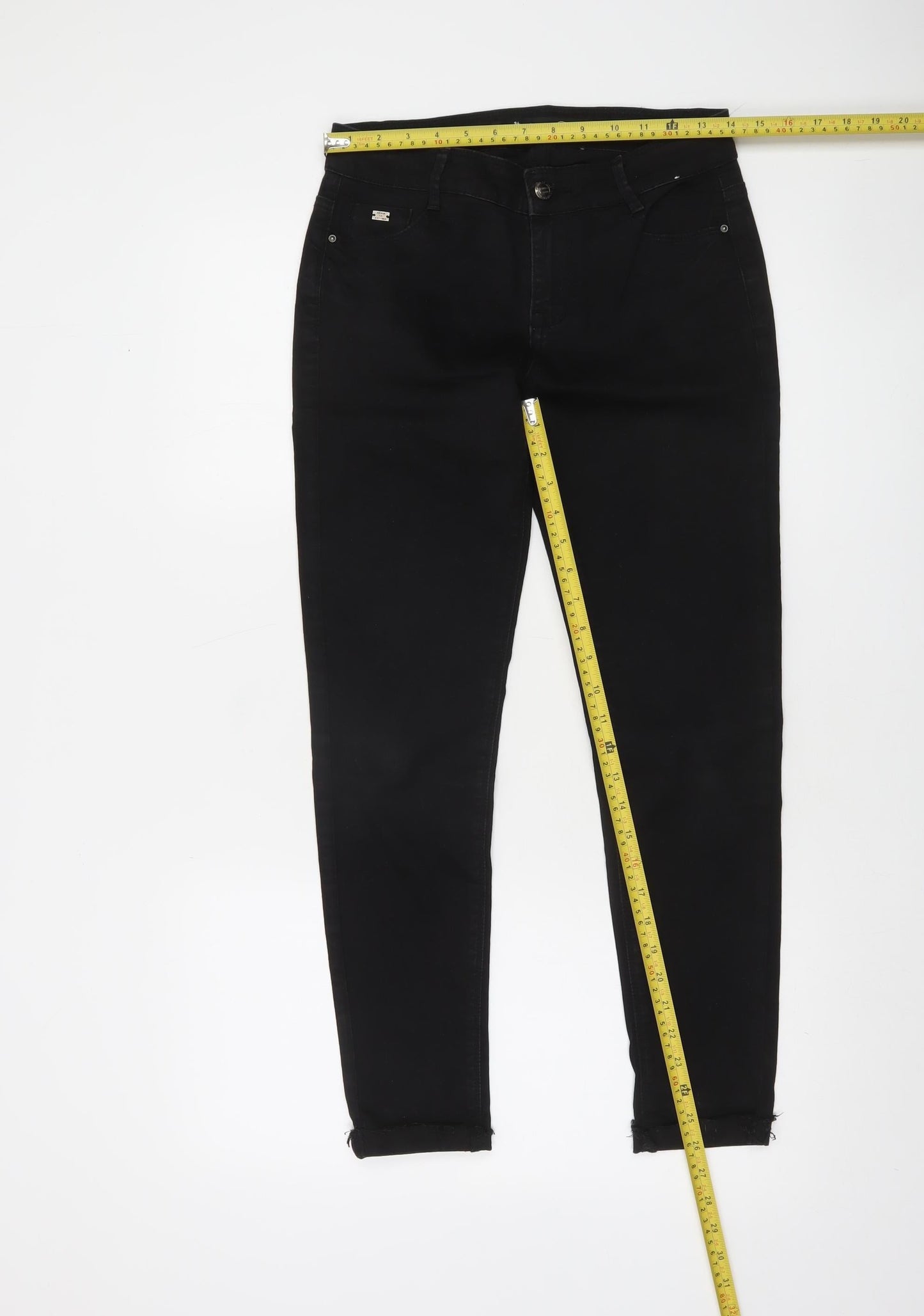 Denim Co. Women's Black Skinny Jeans Size 8 Slim Fit