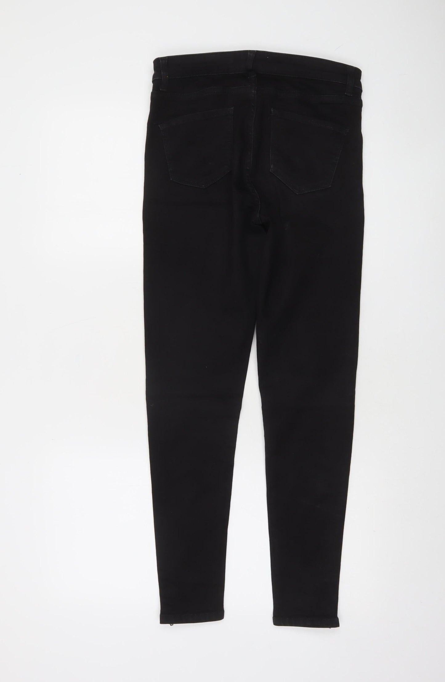 Savida Women’s Black Ankle Zip Skinny Jeans Size 10