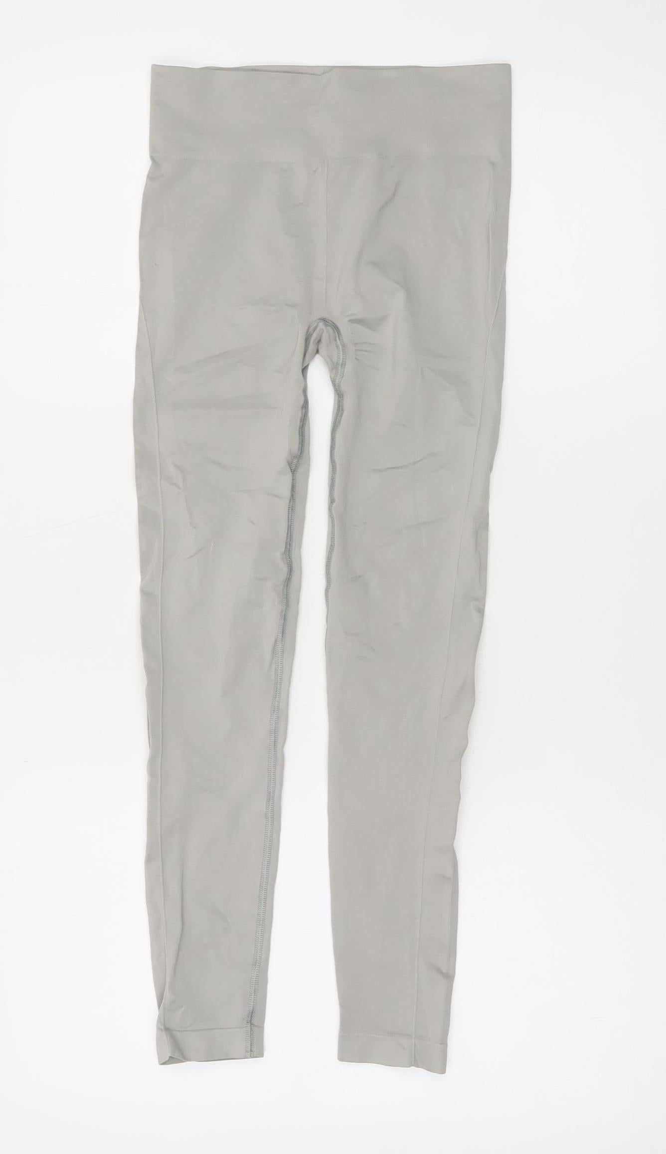 Pull & Bear Women’s Beige Slim Leggings Size S Activewear Gym Yoga Trousers