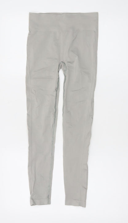Pull & Bear Women’s Beige Slim Leggings Size S Activewear Gym Yoga Trousers