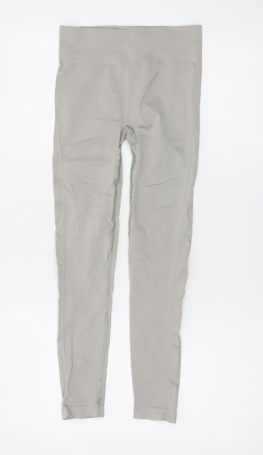 Pull & Bear Women’s Beige Slim Leggings Size S Activewear Gym Yoga Trousers