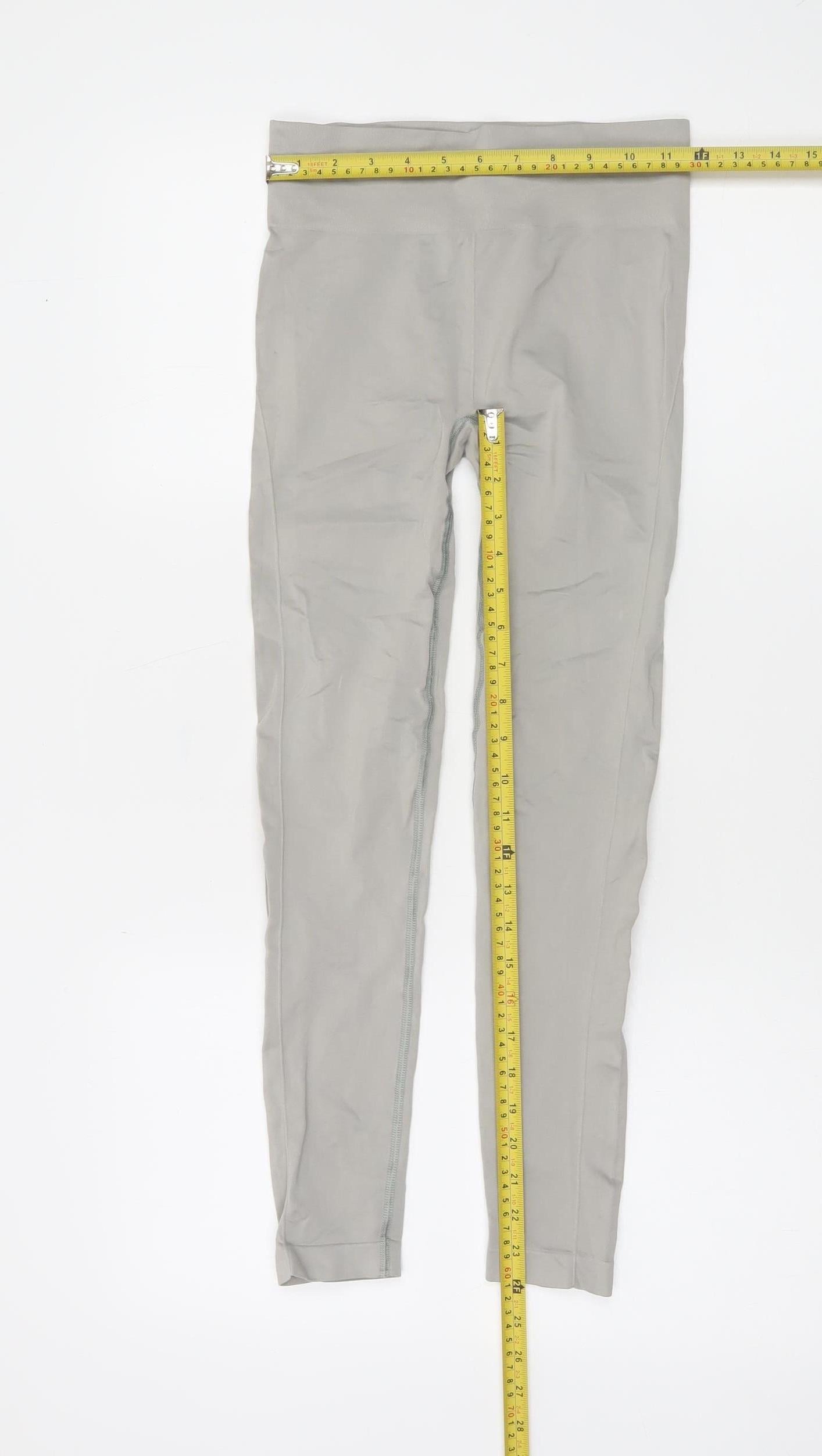 Pull & Bear Women’s Beige Slim Leggings Size S Activewear Gym Yoga Trousers