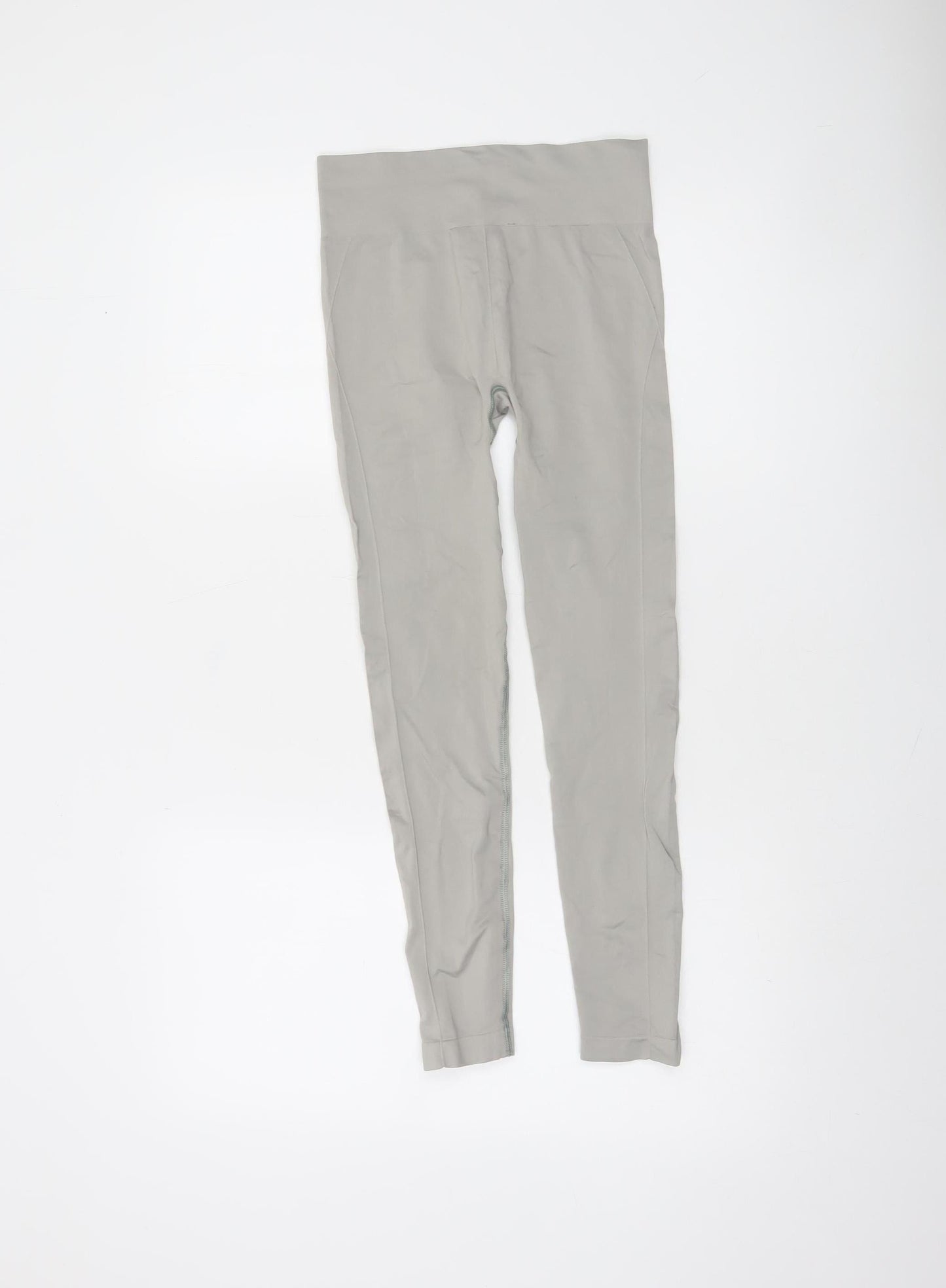 Pull & Bear Women’s Beige Slim Leggings Size S Activewear Gym Yoga Trousers