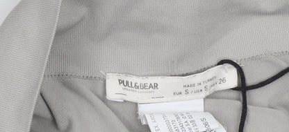 Pull & Bear Women’s Beige Slim Leggings Size S Activewear Gym Yoga Trousers