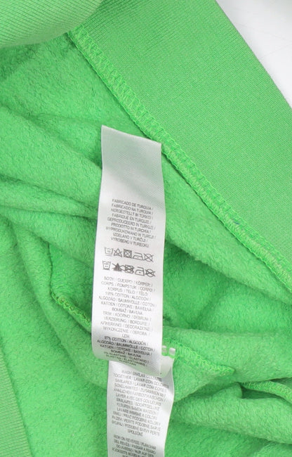 Jinx Boys Green Minecraft Creeper Pullover Hoodie 13-14 Years 100% Cotton