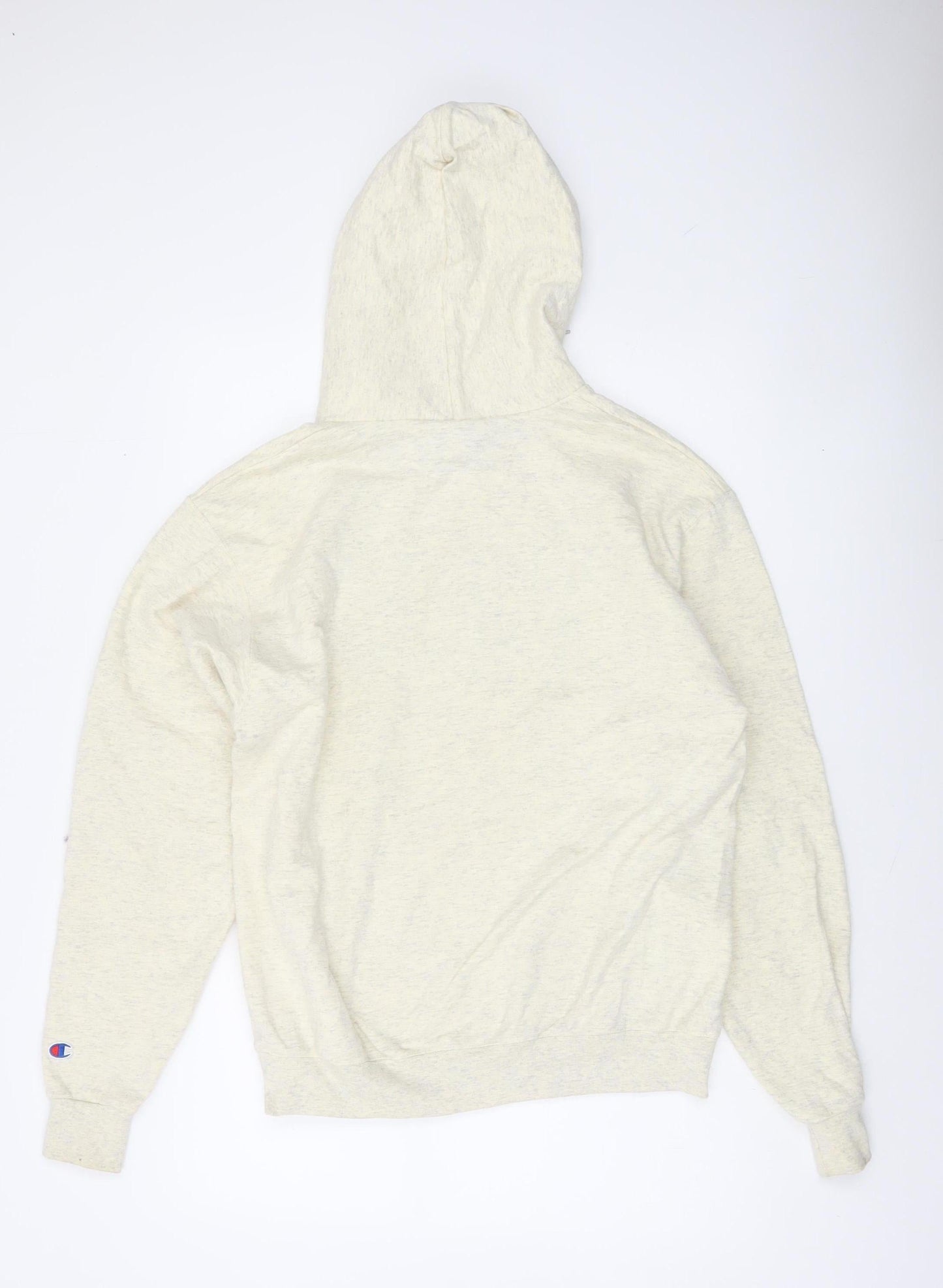 Mens UK Size M Champion Beige Pullover Hoodie