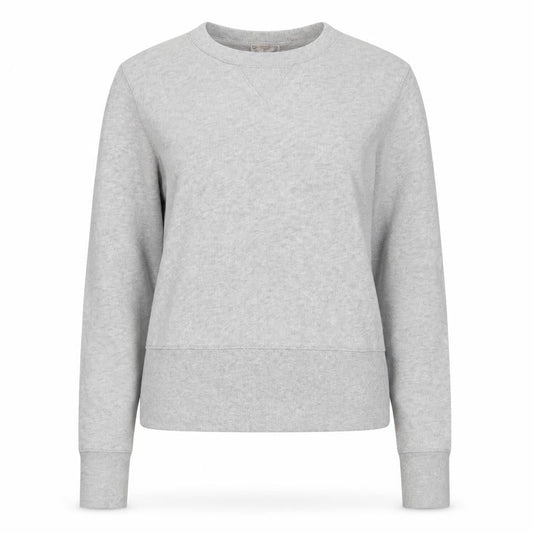 Gap Women Grey Cotton Crew Neck Pullover Sweatshirt XS