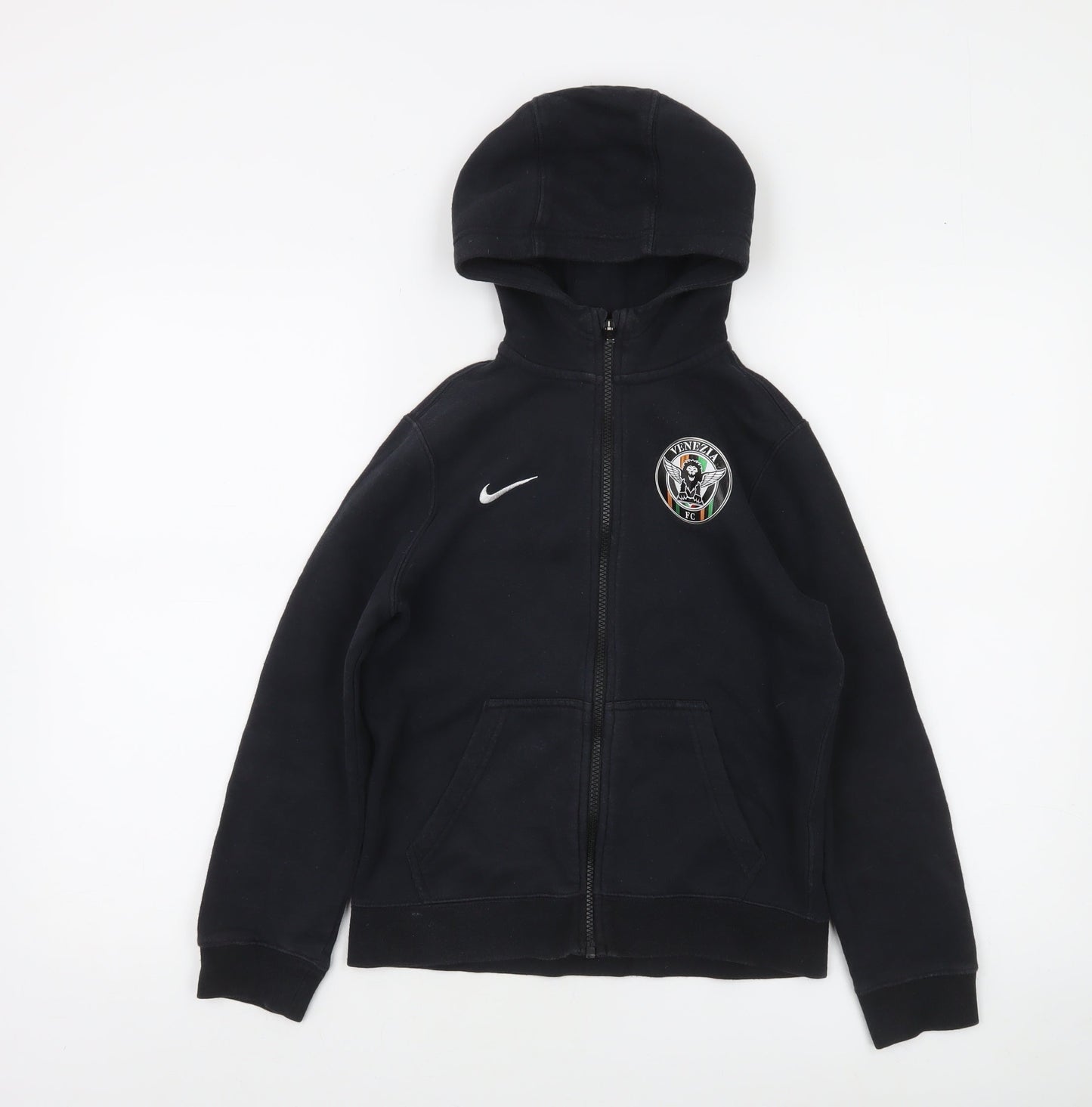 Boys UK Size 10-12 Years Nike Black Full Zip Hoodie