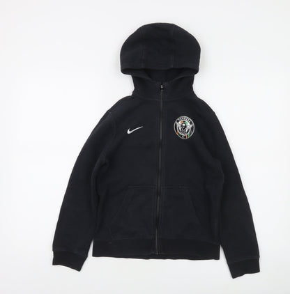 Boys UK Size 10-12 Years Nike Black Full Zip Hoodie