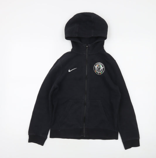 Boys UK Size 10-12 Years Nike Black Full Zip Hoodie