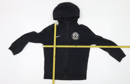 Boys UK Size 10-12 Years Nike Black Full Zip Hoodie
