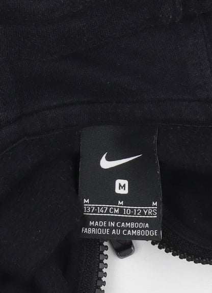 Boys UK Size 10-12 Years Nike Black Full Zip Hoodie