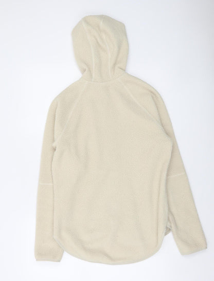 H&M Sport Women’s Beige Full Zip Fleece Hoodie XS