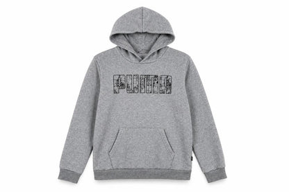 Boys UK Size 11-12 Years PUMA Grey Pullover Hoodie