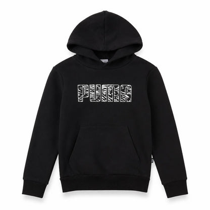 Boys UK Size 9-10 Years PUMA Black Pullover Hoodie