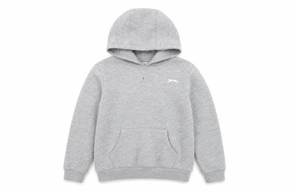 Slazenger Boys Grey Pullover Hoodie 11-12 Years Cotton Blend
