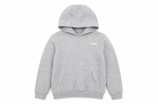 Slazenger Boys Grey Pullover Hoodie 11-12 Years Cotton Blend