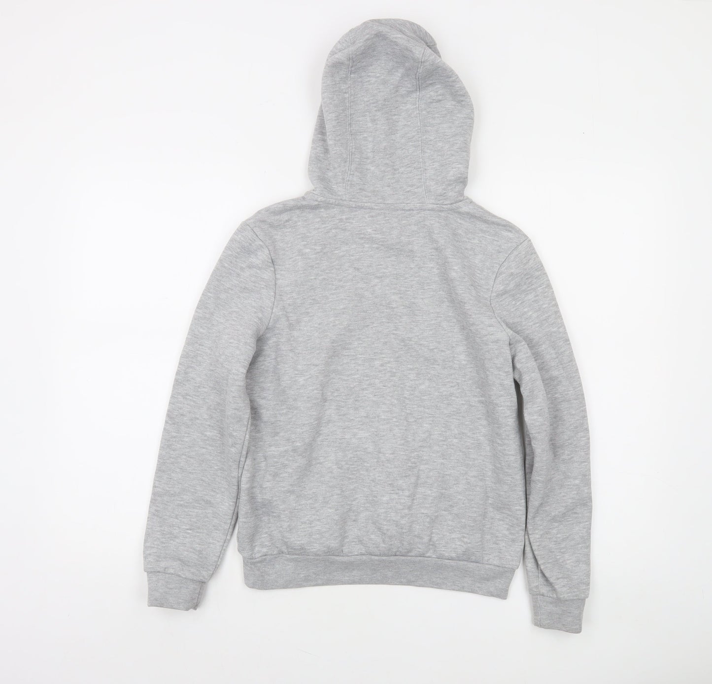 Slazenger Boys Grey Pullover Hoodie 11-12 Years Cotton Blend