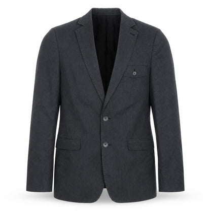 Front view of Mexx men’s grey 36 regular single-breasted cotton blend blazer