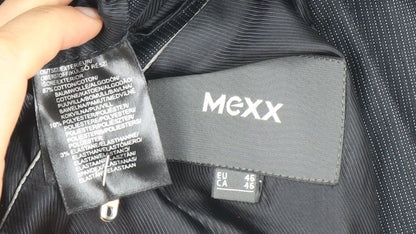 Mexx Mens Grey 36 Regular Single-Breasted Cotton Blend Blazer