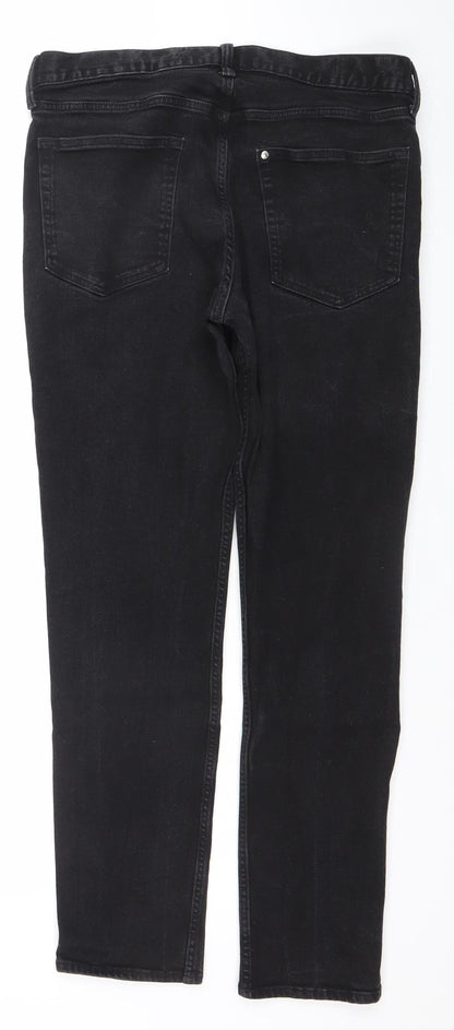 H&M Women’s Black Slim Fit Stretch Denim Jeans Size 8
