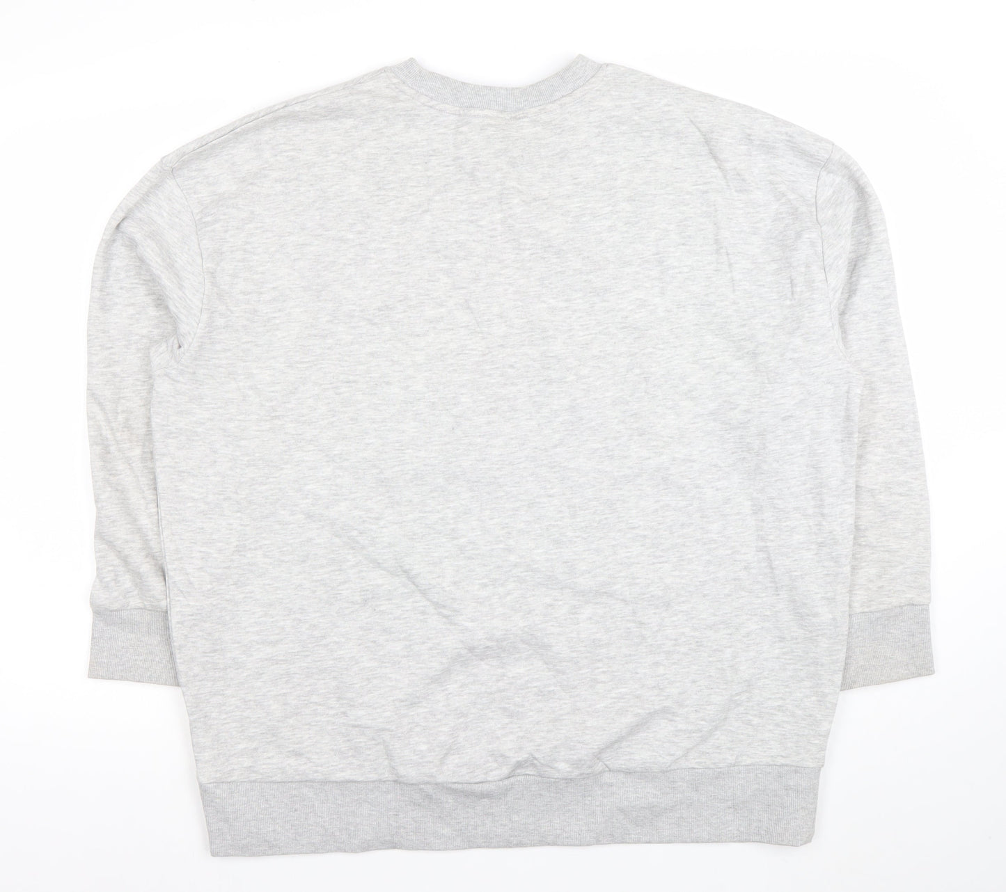 Mickey and Friends Men's Grey Christmas Pullover Sweatshirt Medium