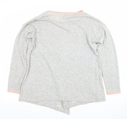 Benedetta.b Women's Grey Star Pattern Long Sleeve Knit Cardigan L