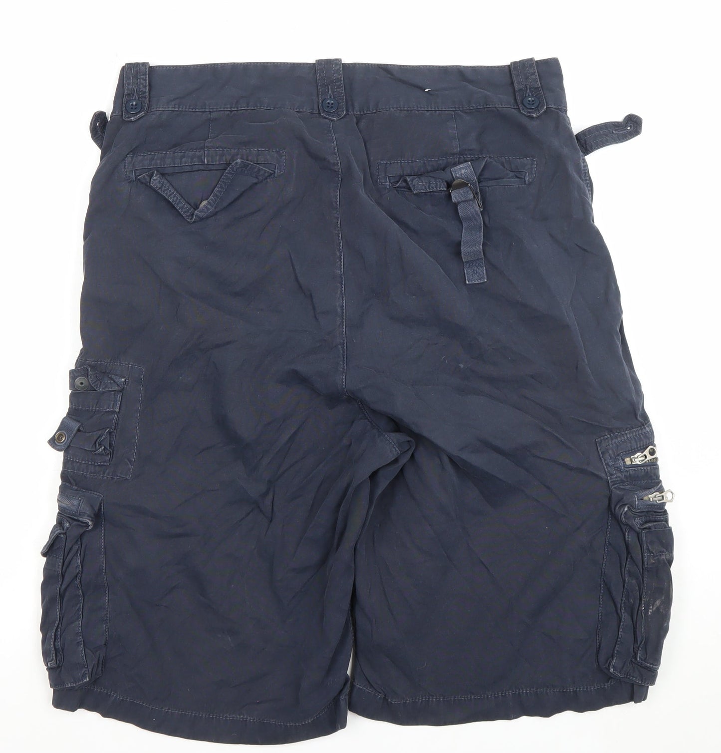 Polo Ralph Lauren Men's Blue Cargo Shorts 34 Cotton Classic Fit