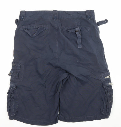 Polo Ralph Lauren Men's Blue Cargo Shorts 34 Cotton Classic Fit