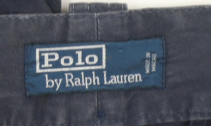 Polo Ralph Lauren Men's Blue Cargo Shorts 34 Cotton Classic Fit
