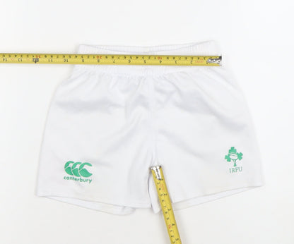 Canterbury Boys White Rugby Shorts 3 Years Athletic Activewear