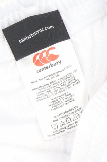 Canterbury Boys White Rugby Shorts 3 Years Athletic Activewear