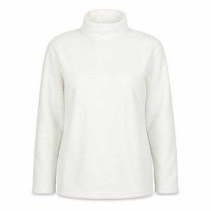 Campri Women's White Size 14 1/2 Zip Fleece Sweatshirt