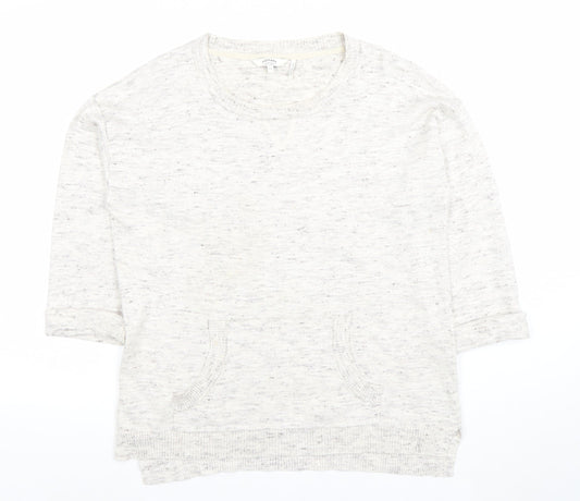 Womens UK Size 12 FatFace Ivory Pullover Jumper