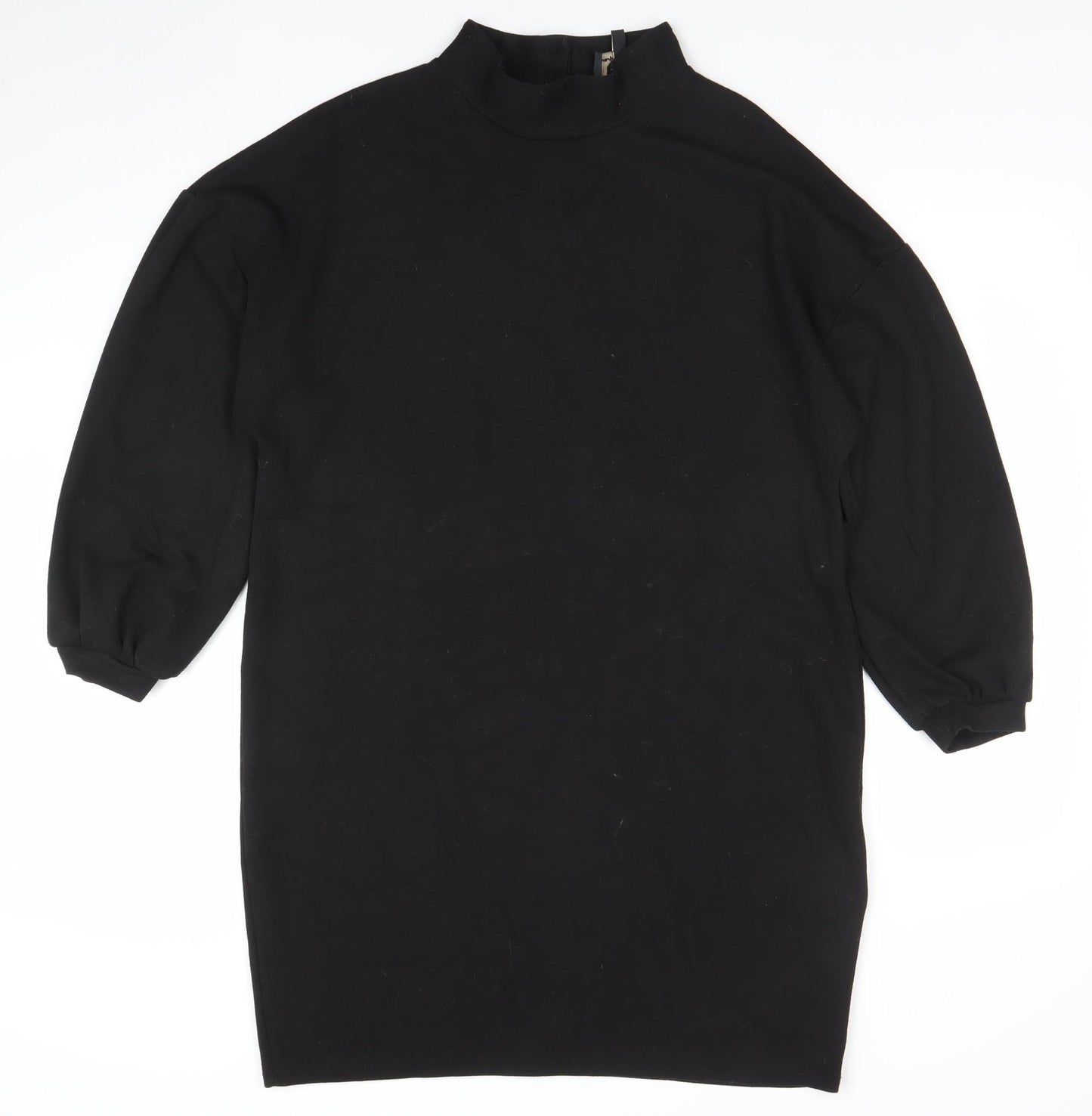Phase Eight Women Black Size 14 Shift Knee Length Jersey Dress