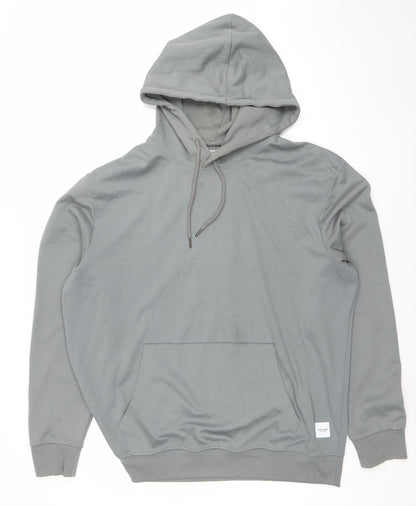 Mens UK Size 2XL JACK & JONES Grey Pullover Hoodie