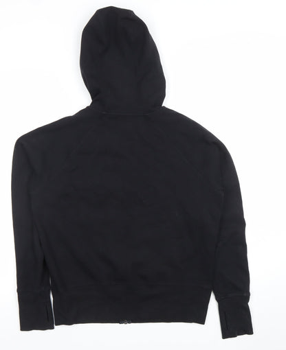 Old Navy Men's Black Regular Fit Full Zip Quilted Active Hoodie Size S