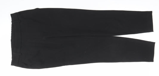 Vila Womens Black Slim Tapered Work Trousers Size 8
