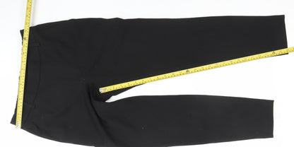 Vila Womens Black Slim Tapered Work Trousers Size 8