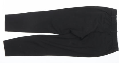 Vila Womens Black Slim Tapered Work Trousers Size 8