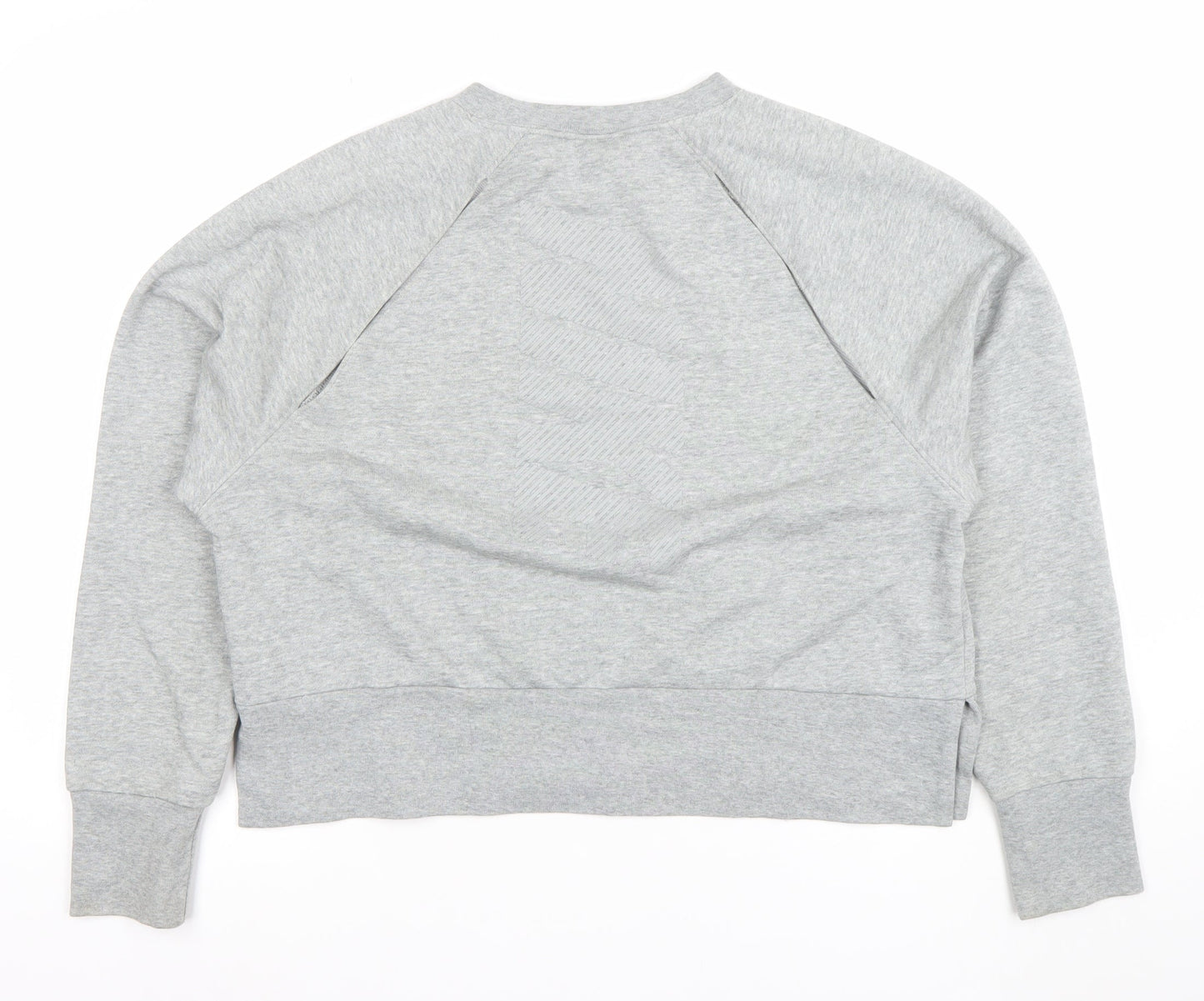 Nike Dri-FIT Women's Grey Crew Neck Pullover Sweatshirt Size M