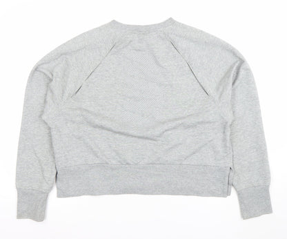 Nike Dri-FIT Women's Grey Crew Neck Pullover Sweatshirt Size M