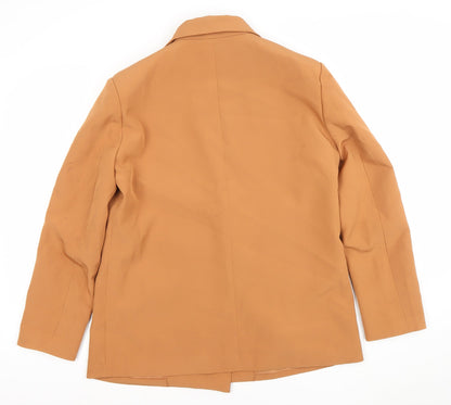 Missguided Petite Camel Double-Breasted Blazer UK 8
