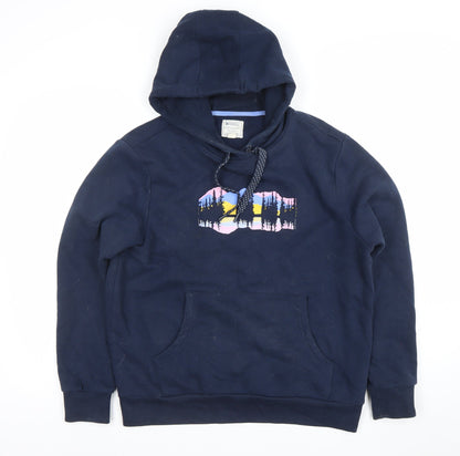 Womens UK Size 12 Mountain Warehouse Blue Pullover Hoodie
