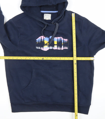 Womens UK Size 12 Mountain Warehouse Blue Pullover Hoodie